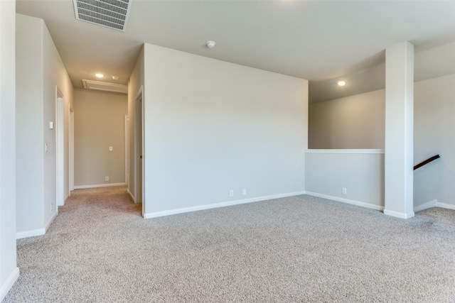 4444 Pentridge Dr, Fort Worth, TX 76036 - empty room with carpet flooring, baseboards, visible vents, and recessed lighting