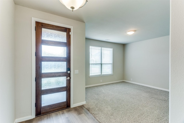 4444 Pentridge Dr, Fort Worth, TX 76036 - entrance foyer with baseboards and light wood finished floors