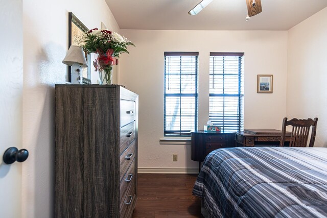2100 Albert Broadfoot, Bonham, TX 75418 - bedroom featuring dark wood-type flooring and baseboards