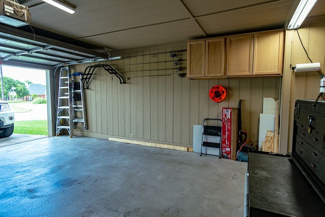 2100 Albert Broadfoot, Bonham, TX 75418 - garage featuring wood walls
