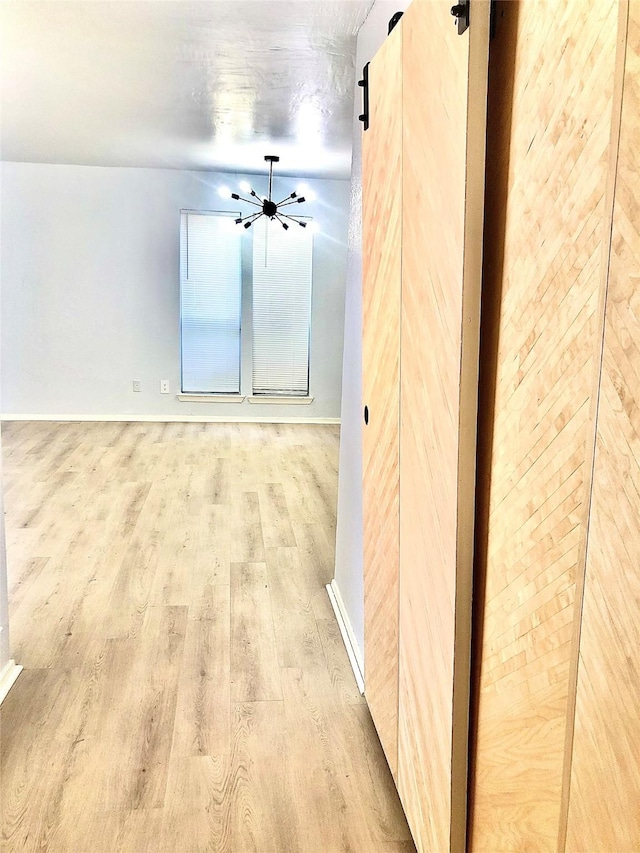 9601 Walnut St Unit 5101, Dallas, TX 75243 - interior space with light wood finished floors and baseboards