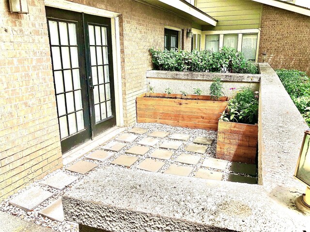 9601 Walnut St Unit 5101, Dallas, TX 75243 - view of patio / terrace with french doors
