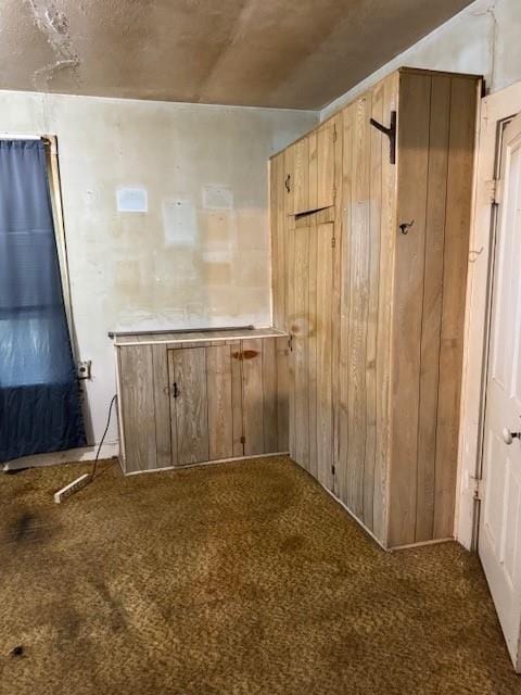 409 E College St, Leonard, TX 75452 - interior space with wood walls