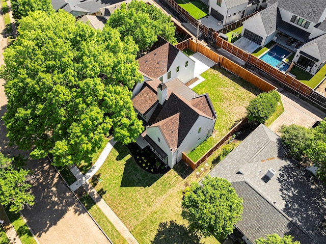 2212 Ridge Crest Dr, Richardson, TX 75080 - birds eye view of property with a residential view