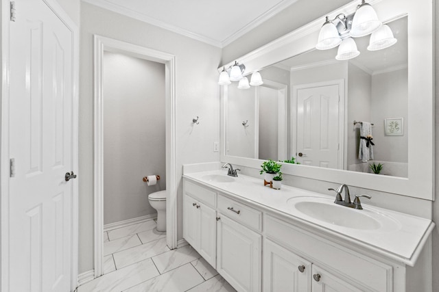 10121 Fireside Ln, Forney, TX 75126 - full bath featuring a stall shower, marble finish floor, double vanity, and a sink