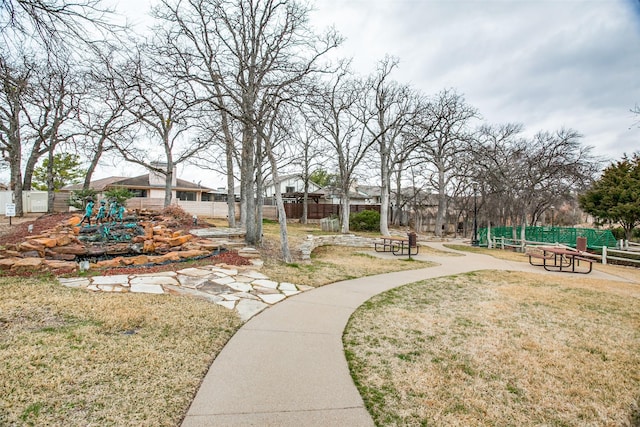 2 Preston Trail Ct, Pantego, TX 76013 - view of property's community with fence and a lawn