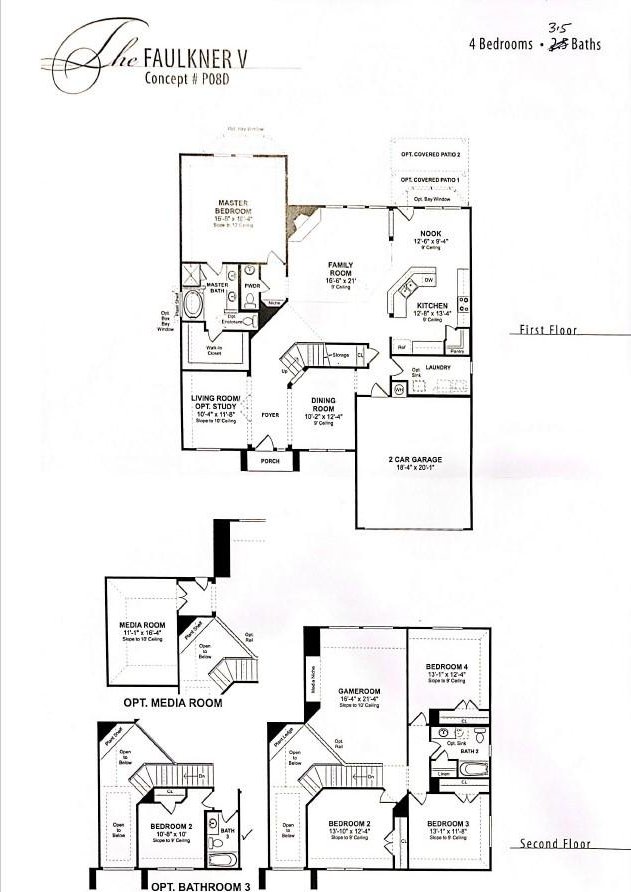 401 Fairway Bluff Dr, Wylie, TX 75098 - home floor plan