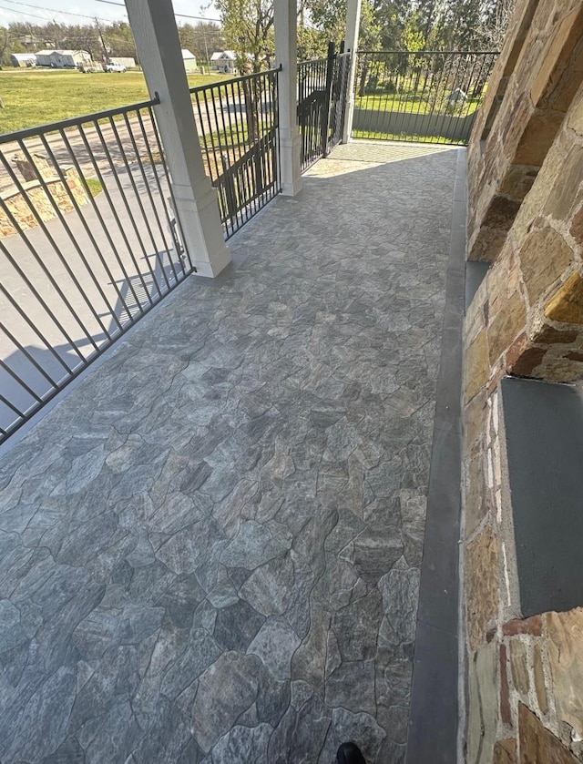 414 Ussery, Bowie, TX 76230 - view of patio with a porch