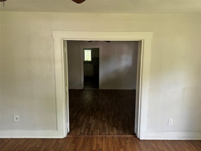3616 Ave Ave N, Fort Worth, TX 76105 - corridor featuring baseboards and wood finished floors