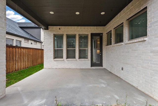 13101 Scissortail Dr, Frisco, TX 75035 - view of patio / terrace with fence