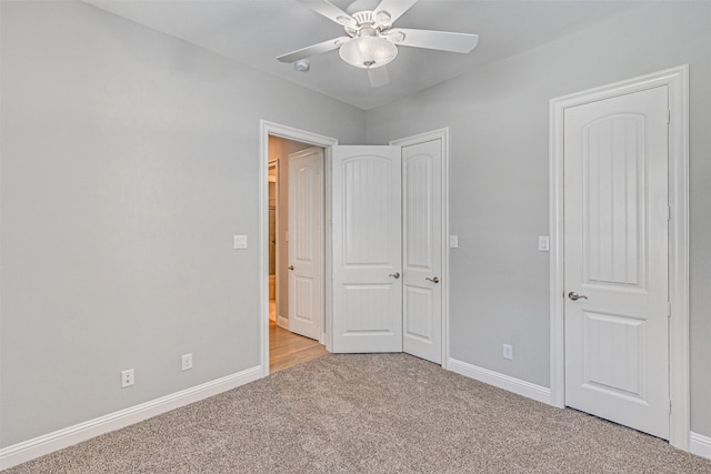 621 E Fm 550, Mclendon Chisholm, TX 75032 - unfurnished bedroom featuring baseboards, light carpet, and ceiling fan