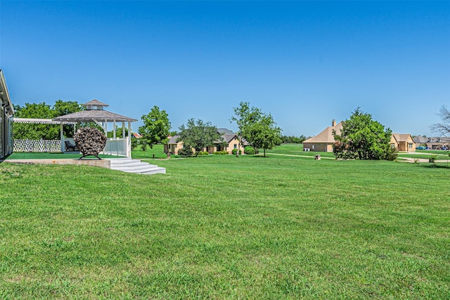 621 E Fm 550, Mclendon Chisholm, TX 75032 - view of yard with fence and a gazebo