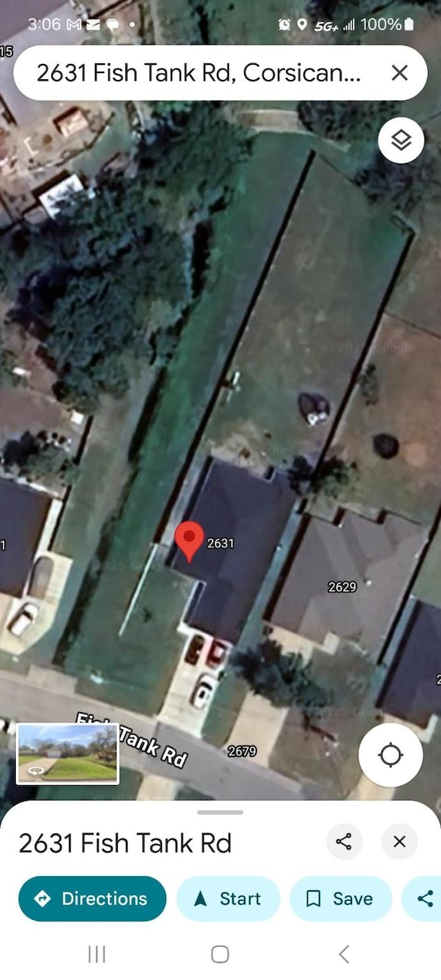 2631 Fish Tank Rd, Corsicana, TX 75110 - map