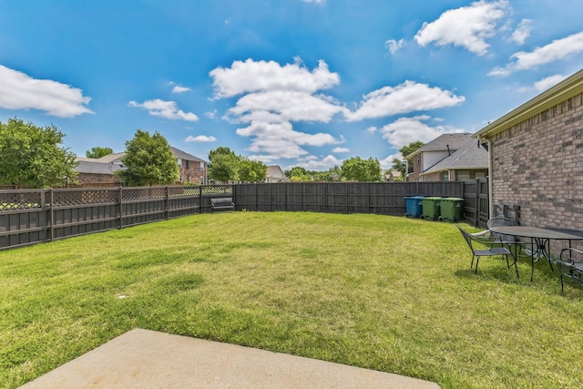 view of yard