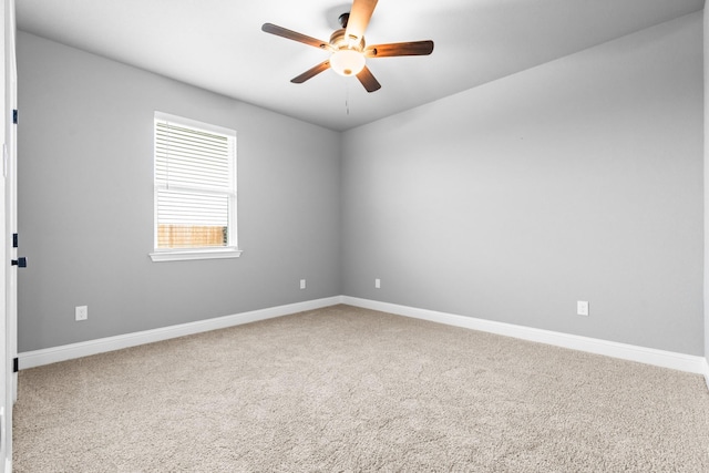 120 Water View Ln, Robinson, TX 76706 - carpeted empty room featuring baseboards and ceiling fan