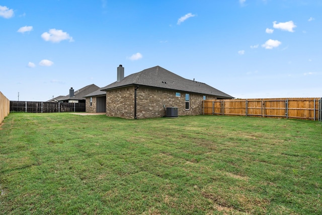 120 Water View Ln, Robinson, TX 76706 - view of yard featuring cooling unit and a fenced backyard