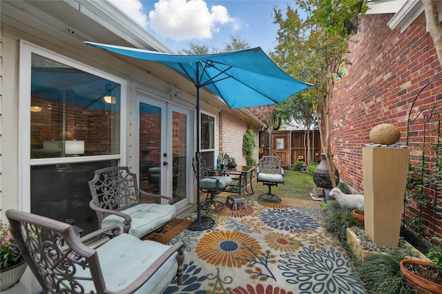 3861 Navarro Way, Frisco, TX 75034 - view of patio / terrace with fence