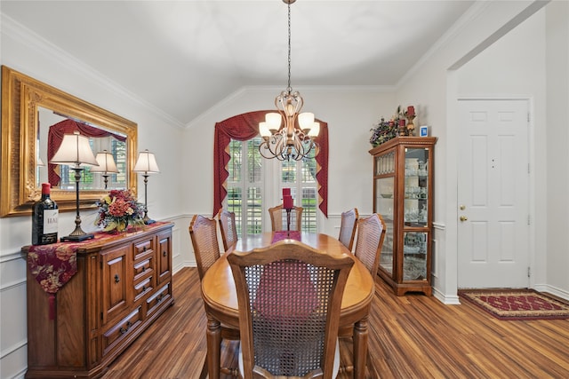 3861 Navarro Way, Frisco, TX 75034 - dining space featuring a notable chandelier, dark wood-type flooring, and a healthy amount of sunlight