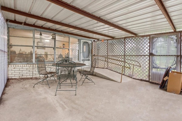 502 First St, Bruceville, TX 76630 - sunroom with outdoor dining area