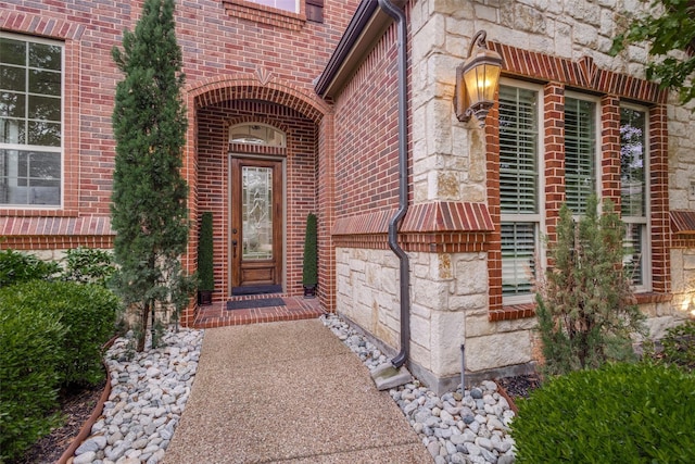 2204 Aberdeen Dr, Trophy Club, TX 76262 - property entrance with brick siding and stone siding