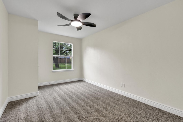 1110 Green St, Abilene, TX 79603 - unfurnished room featuring carpet, ceiling fan, and baseboards