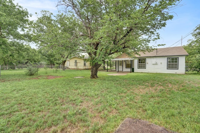 1110 Green St, Abilene, TX 79603 - view of yard with a patio