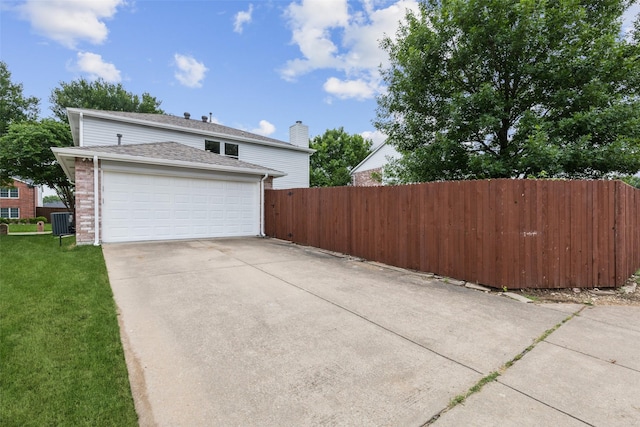 1411 Thistle Cir, Allen, TX 75002 - garage with central air condition unit