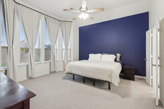 1405 Chickadee Dr, Argyle, TX 76226 - carpeted bedroom featuring a ceiling fan and baseboards