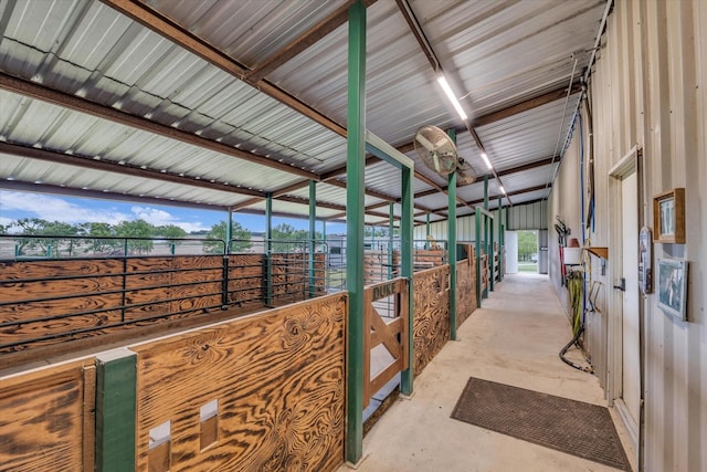 view of stable