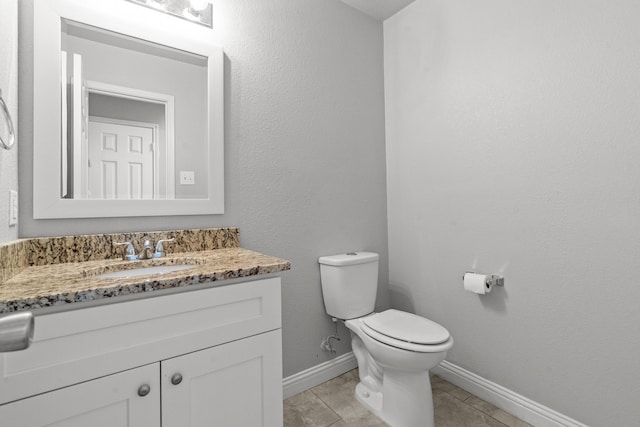 2720 Ocaso Dr, Little Elm, TX 75068 - half bath with toilet, vanity, and baseboards
