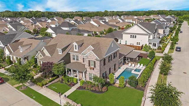 2700 Tremont Blvd, Mckinney, TX 75071 - aerial perspective of suburban area with a pool