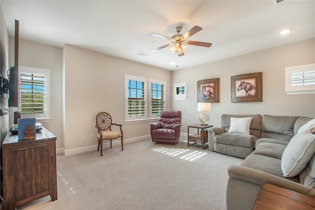 2700 Tremont Blvd, Mckinney, TX 75071 - living area with a ceiling fan, plenty of natural light, and baseboards