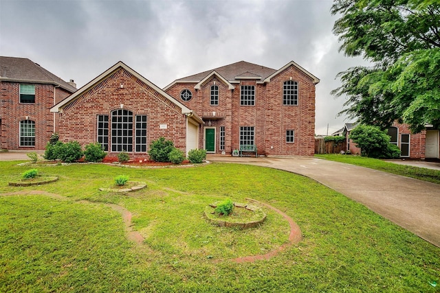 111 Evening Star Cir, Red Oak, TX 75154 - traditional-style home with brick siding and concrete driveway