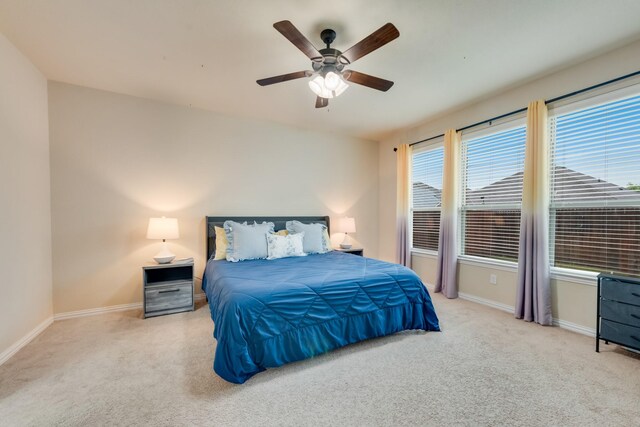 2015 Diamondback, Forney, TX 75126 - bedroom with carpet floors, baseboards, and a ceiling fan