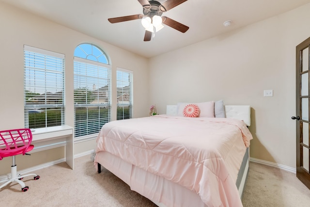 2015 Diamondback, Forney, TX 75126 - carpeted bedroom featuring baseboards and ceiling fan