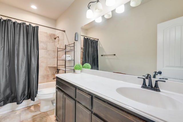 2015 Diamondback, Forney, TX 75126 - bathroom featuring toilet, shower / tub combo, and vanity