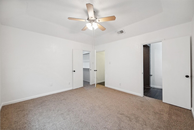2634 Pinta Cir, Grand Prairie, TX 75052 - unfurnished bedroom featuring carpet, baseboards, and ceiling fan