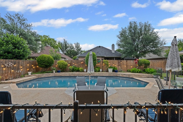 4119 Timbersedge Trl, Arlington, TX 76015 - view of swimming pool featuring a fenced backyard and a patio