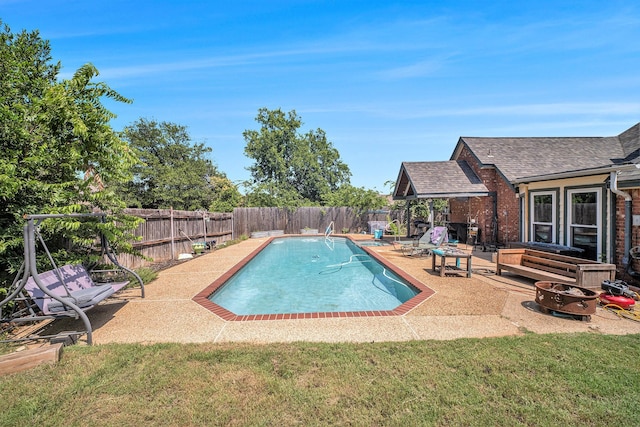 7508 Lake Highlands Dr, Fort Worth, TX 76179 - view of pool with a patio area