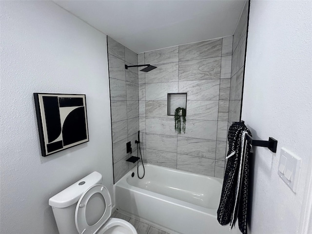 1034 Shawnee Trce, Grand Prairie, TX 75051 - full bathroom with toilet and tub / shower combination