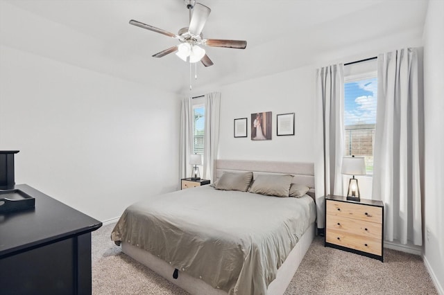3409 Brady Starr Dr, Aubrey, TX 76227 - bedroom with light carpet and ceiling fan