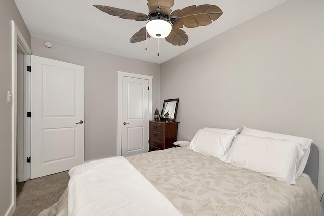 14070 Rucker St, Azle, TX 76020 - carpeted bedroom featuring ceiling fan