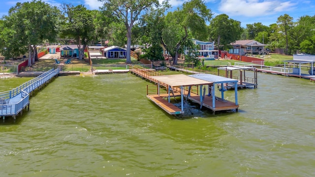 14070 Rucker St, Azle, TX 76020 - dock area featuring a water view