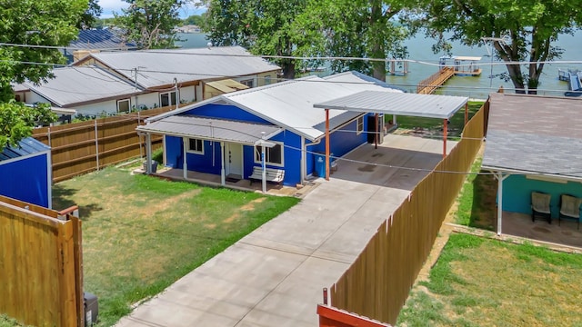 14070 Rucker St, Azle, TX 76020 - view of subject property with a nearby body of water