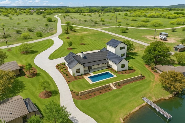 1003 Briar Cir, Possum Kingdom Lake, TX 76449 - aerial view of a nearby body of water