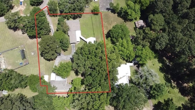 1621 Baseball Loop, Diana, TX 75640 - aerial overview of property's location featuring property parcel outlined