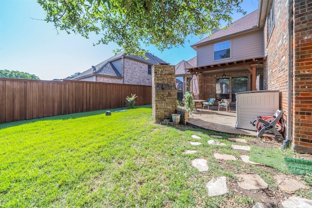 1364 Aubrey Ln, Frisco, TX 75033 - view of yard with a patio area