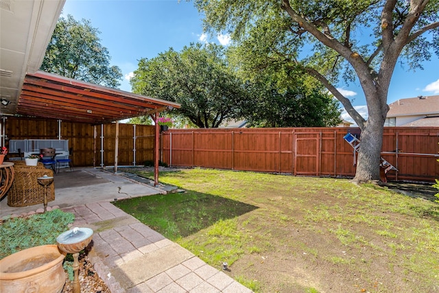 3841 Beaumont Ln, Plano, TX 75023 - view of yard with a patio