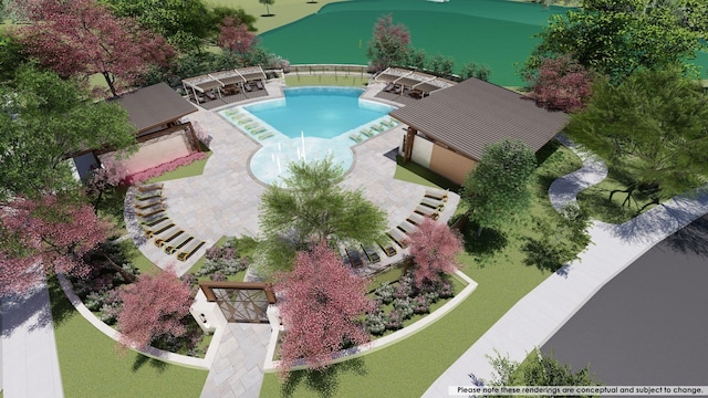 1932 Lowland Dr, Rockwall, TX 75087 - view of outdoor pool