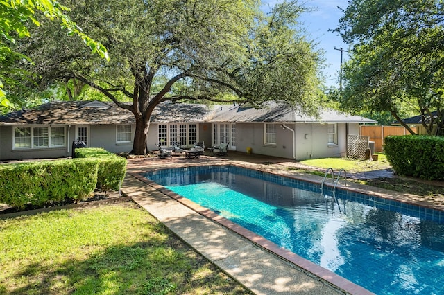 6838 Lupton Dr, Dallas, TX 75225 - view of swimming pool featuring a patio